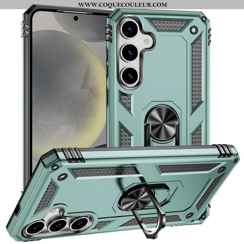 Coque Samsung Galaxy S25 5G Anneau-Support Rotatif