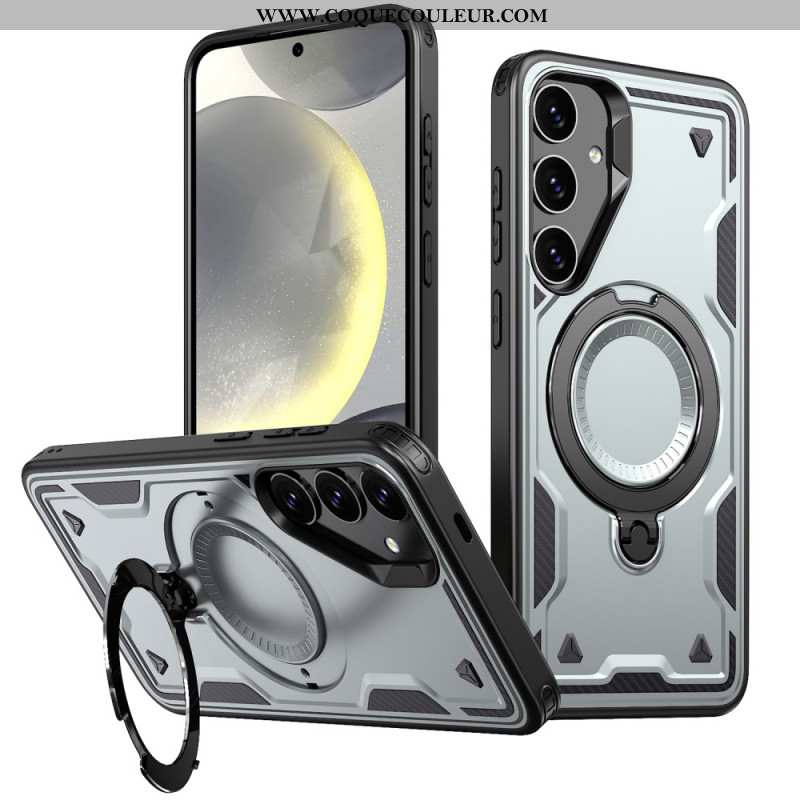 Coque Samsung Galaxy S25 Compatible MagSafe Protection Militaire et Support