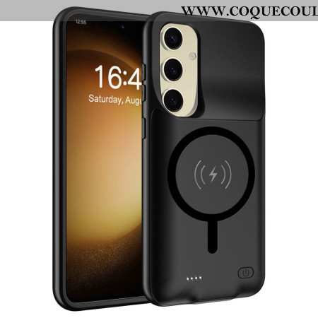 Coque Batterie 10000mAh pour Samsung Galaxy S25 Chargeur Externe avec Fixation Magnétique