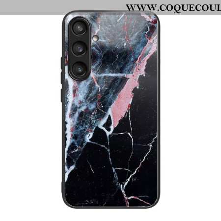 Coque Samsung Galaxy S25 5G Verre Trempé Marbre Noir et Blanc