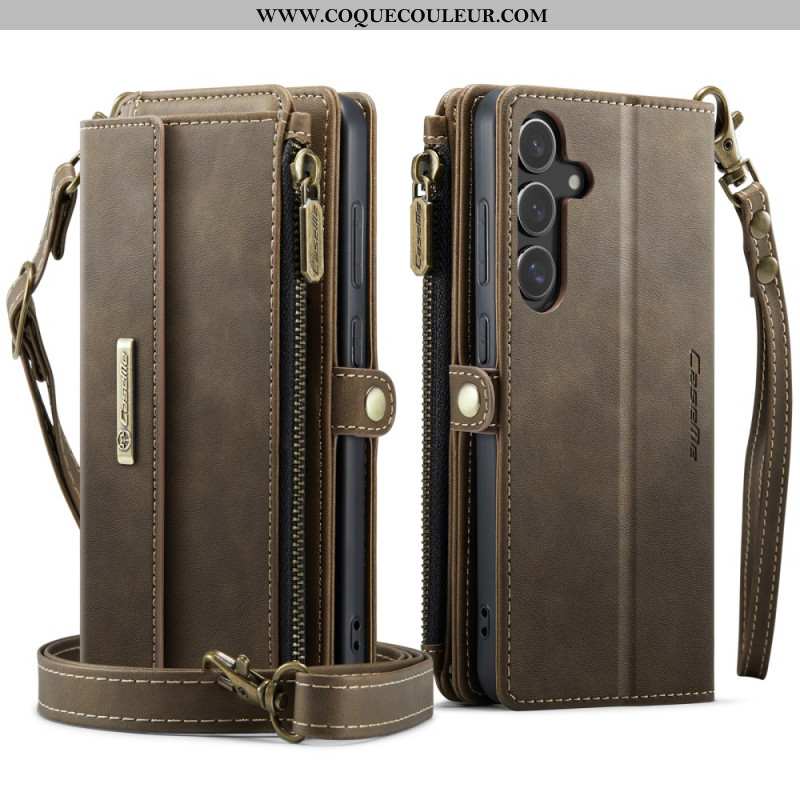 Housse Samsung Galaxy S25 FE Portefeuille CASEME