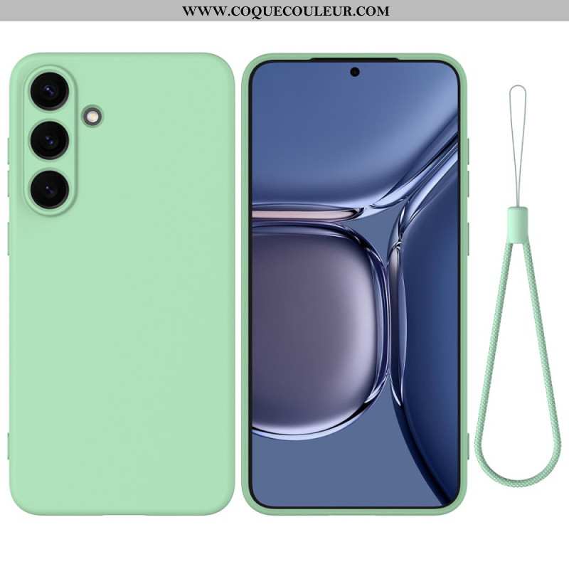 Coque Samsung Galaxy S25 FE Silicone Liquide à Lnaière