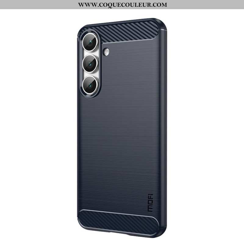 Coque Samsung Galaxy S25 FE Fibre Carbone Brossée