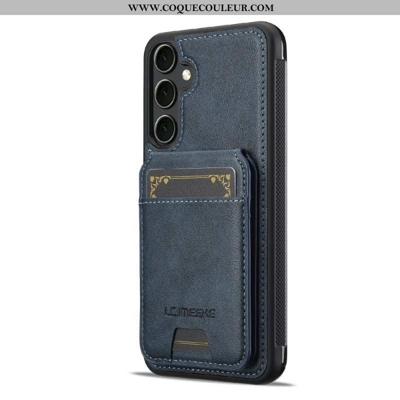 Coque Samsung Galaxy S25 FE Magnétique avec Porte-Cartes Détachable