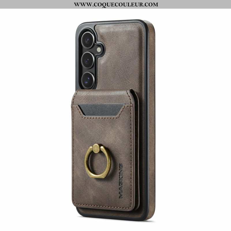 Coque Samsung Galaxy S25 FE Magnétique Porte-Cartes Détachable