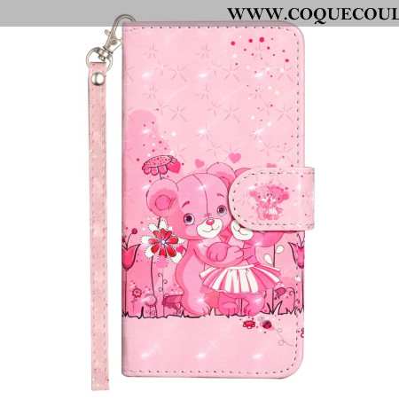 Housse Samsung Galaxy S25 FE Oursons à Lanière