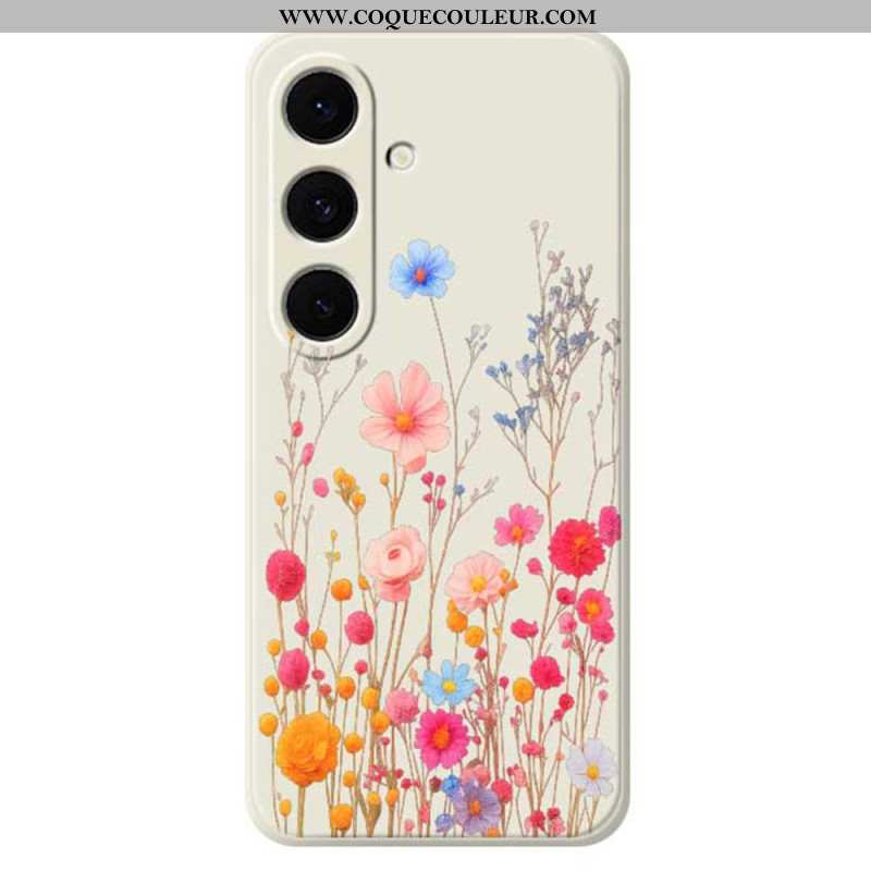 Coque Samsung Galaxy S25 FE Silicone Fleurs des Champs