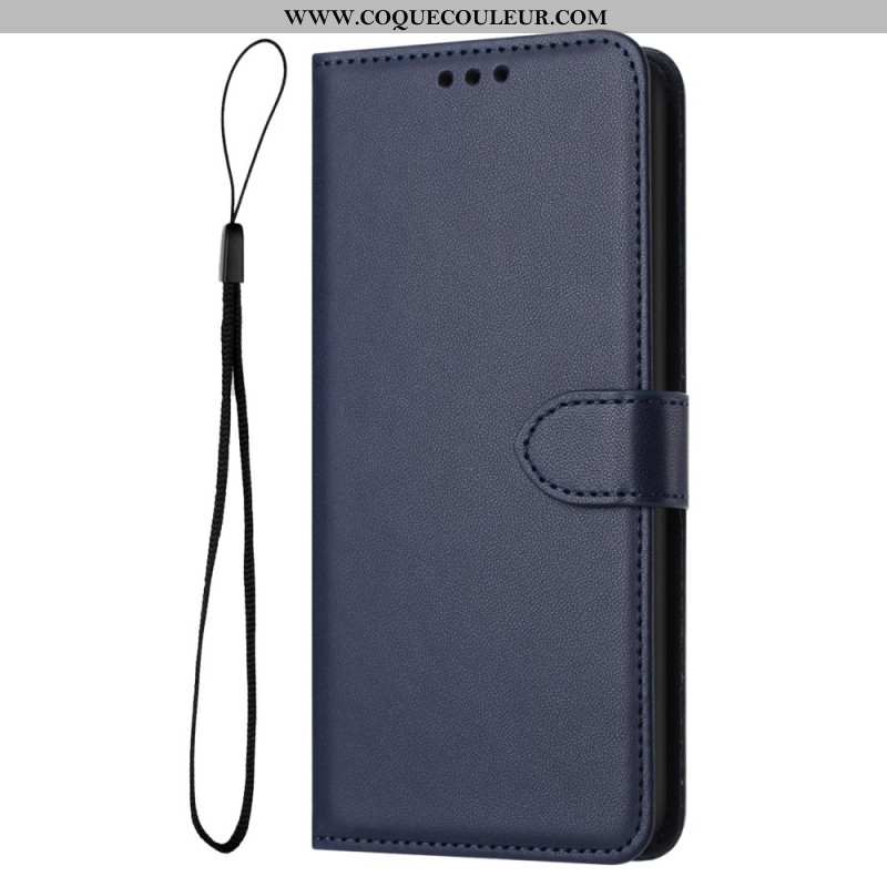 Housse Samsung Galaxy S25 FE Simili Cuir Uni