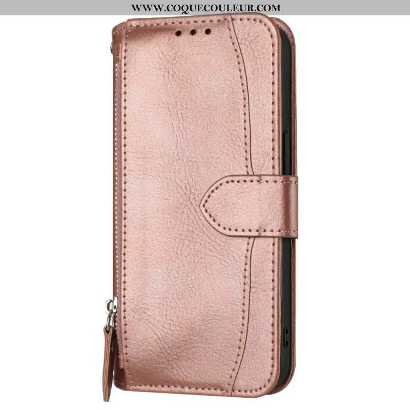 Housse Samsung Galaxy S25 FE Portefeuille Vintage