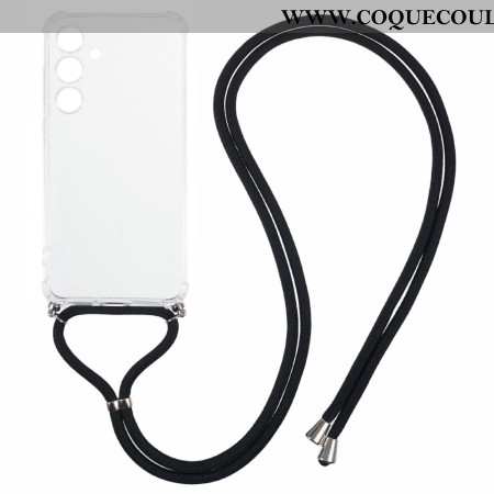 Coque à Cordon Samsung Galaxy S25 FE Transparente