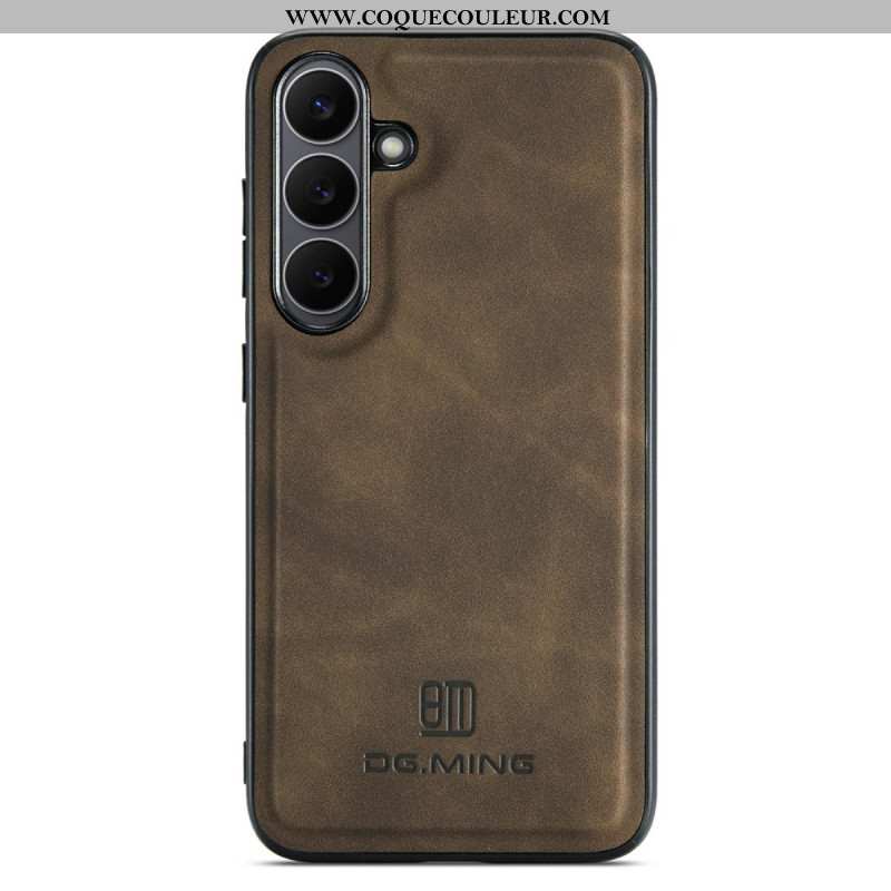 Coque Samsung Galaxy S25 FE Effet Cuir DG.MING