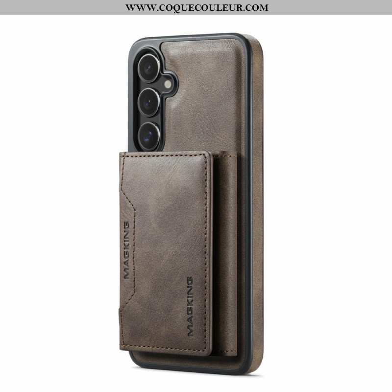 Coque Samsung Galaxy S25 FE Compatible MagSafe Portefeuille Détachable MAGKING