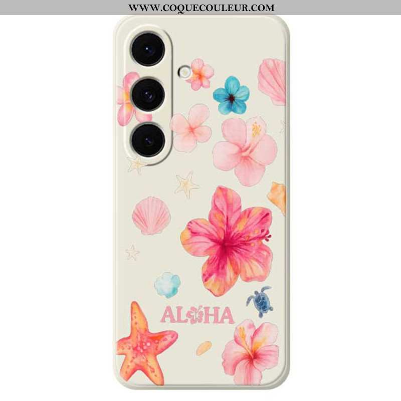 Coque Samsung Galaxy S25 FE Silicone Florale