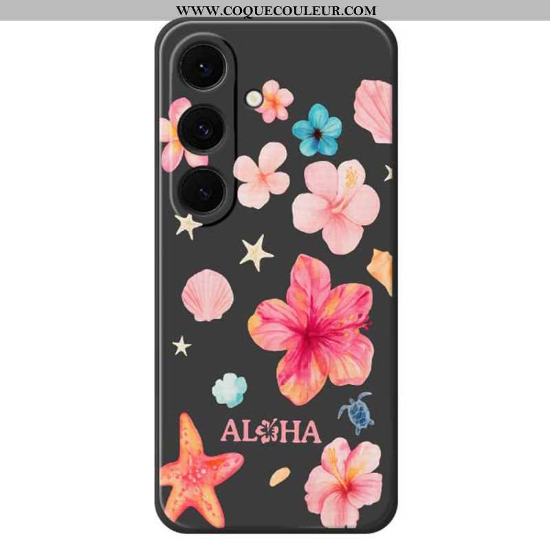 Coque Samsung Galaxy S25 FE Silicone Florale