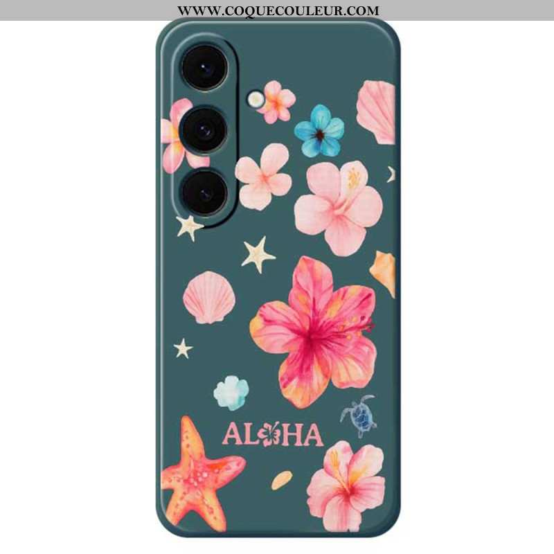 Coque Samsung Galaxy S25 FE Silicone Florale