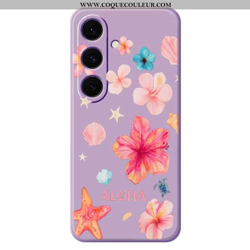 Coque Samsung Galaxy S25 FE Silicone Florale
