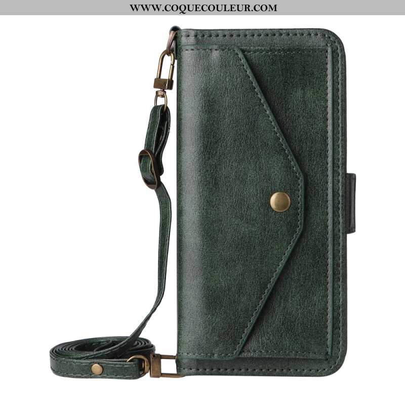 Housse Samsung Galaxy S25 FE Portefeuille Multifonctionnel