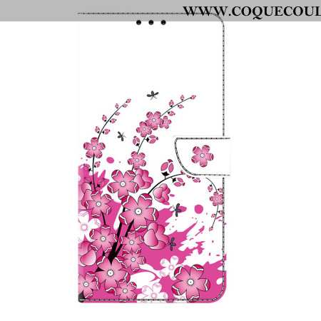 Housse Samsung Galaxy S25 Plus 5G Motif Floral Rose