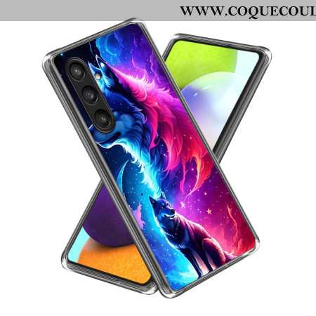 Coque Samsung Galaxy S25 Plus 5G Loup Coloré