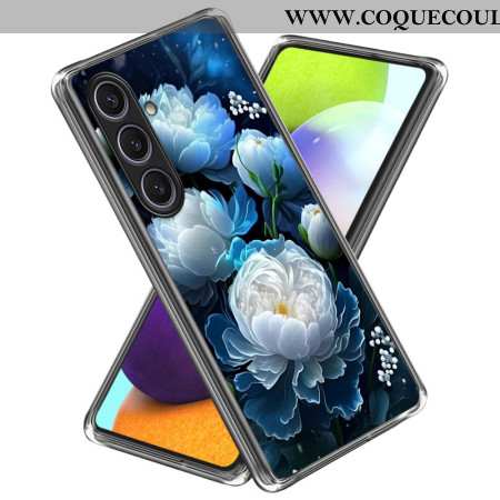 Coque Samsung Galaxy S25 Plus 5G Pivoine Blanche