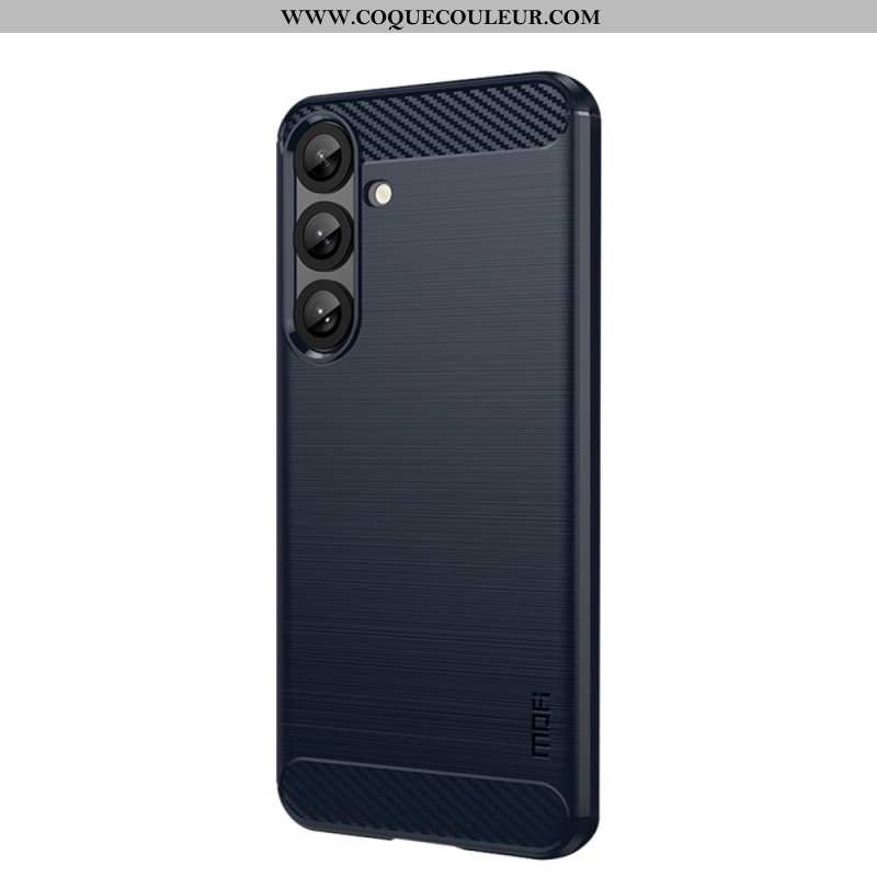 Coque Samsung Galaxy S25 Plus 5G Fibre Carbone Brossée MOFI