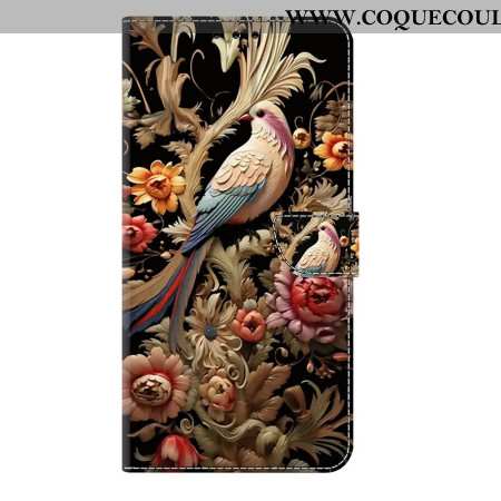 Housse Samsung Galaxy S25 Plus 5G Fleurs et Oiseaux