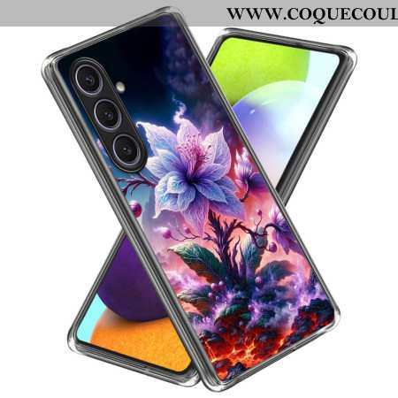 Coque Samsung Galaxy S25 Plus 5G Fleurs Violettes