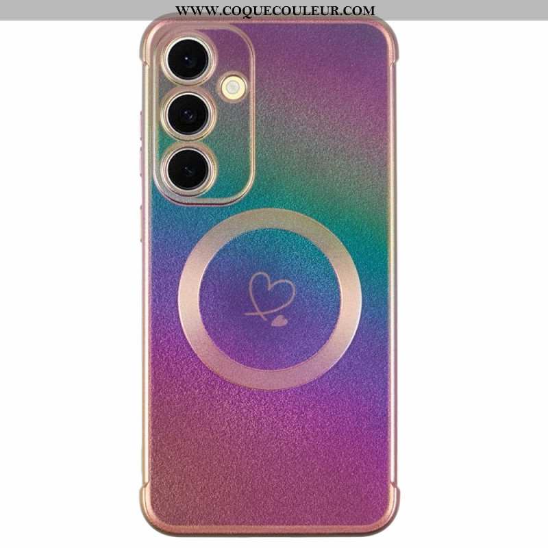 Coque Samsung Galaxy S25 Plus 5G Magnétique Coeur