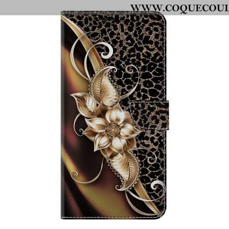 Housse Samsung Galaxy S25 Plus 5G Fleurs Métalliques