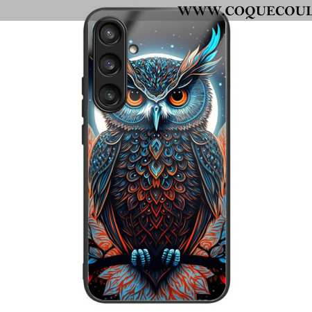 Coque Samsung Galaxy S25 Plus 5G Verre Trempé Hibou Coloré