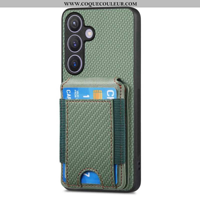 Coque Samsung Galaxy S25 Plus 5G Design Porte-Cartes et Support