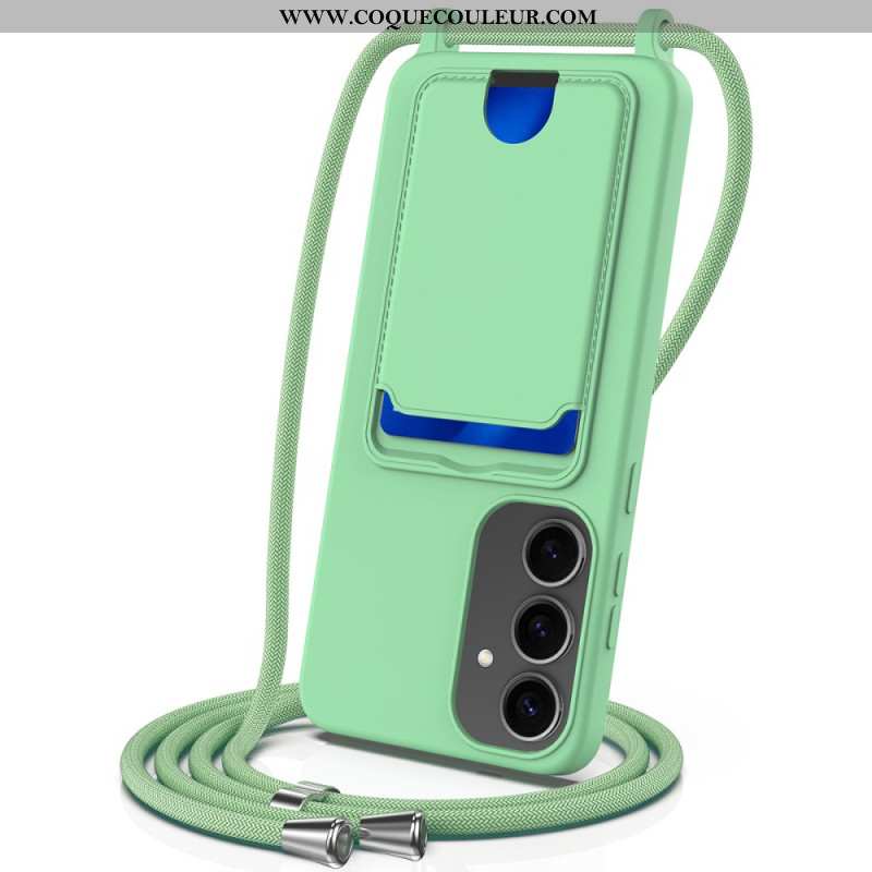 Coque à Cordon Samsung Galaxy S25 Plus 5G Porte-Carte