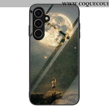 Coque Samsung Galaxy S25 Plus 5G Verre Trempé Homme à La Lune