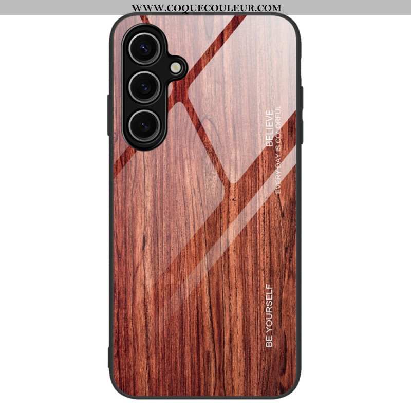 Coque Samsung Galaxy S25 Plus 5G Verre Trempé Bois