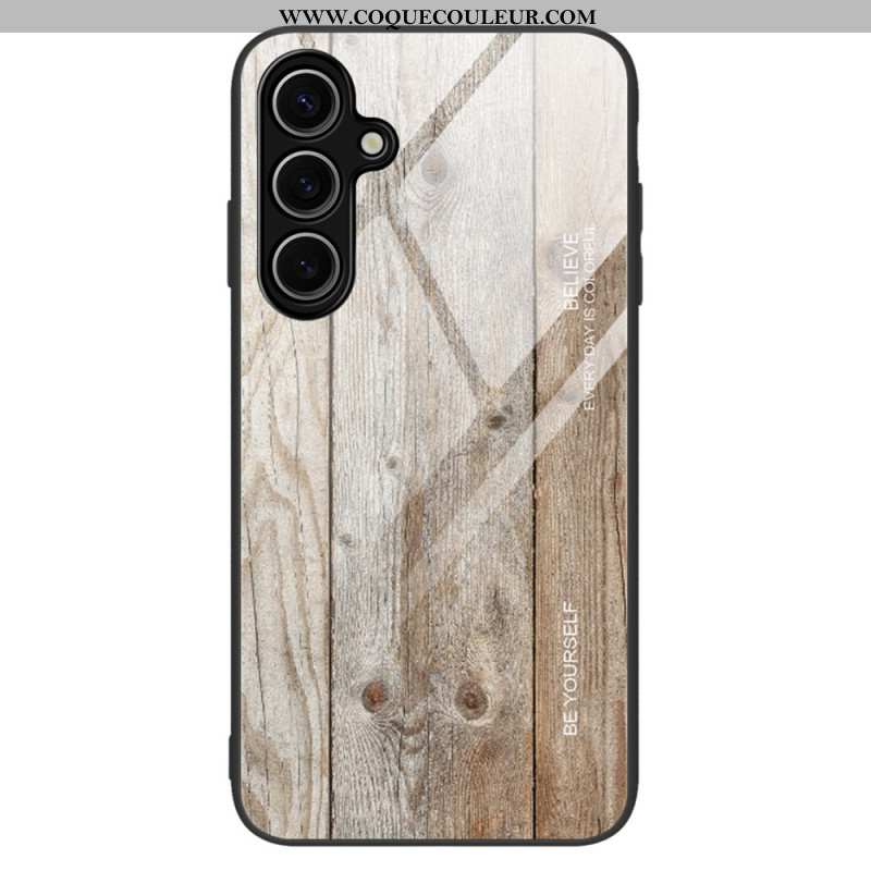 Coque Samsung Galaxy S25 Plus 5G Verre Trempé Bois