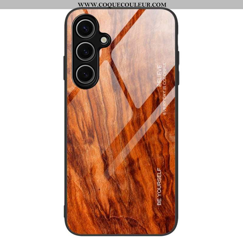Coque Samsung Galaxy S25 Plus 5G Verre Trempé Bois