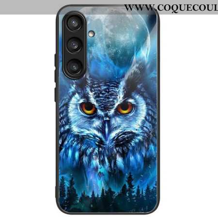 Coque Samsung Galaxy S25 Plus 5G Verre Trempé Hibou Lune