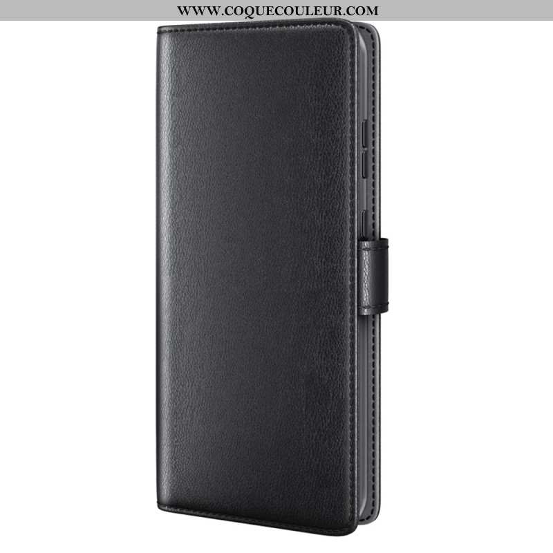 Housse Samsung Galaxy S25 Plus 5G Cuir Véritable