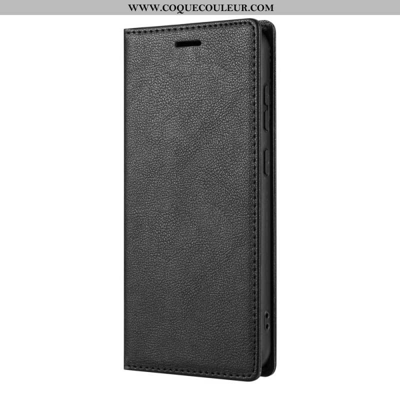 Flip Cover Samsung Galaxy S25 Plus 5G Effet Cuir