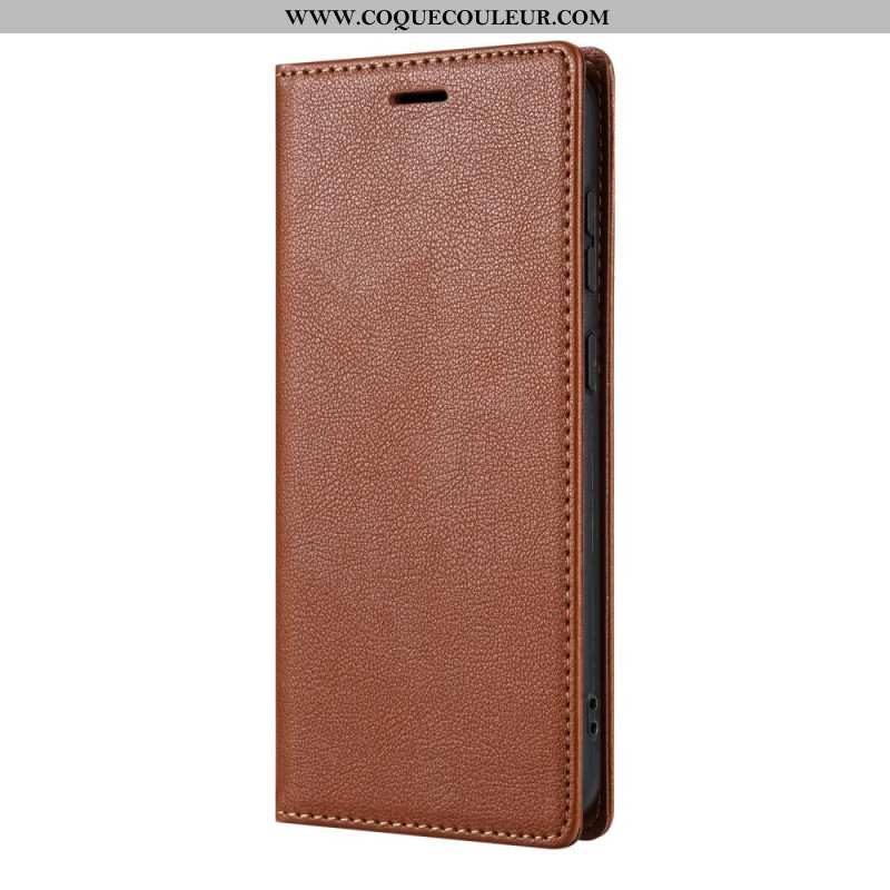 Flip Cover Samsung Galaxy S25 Plus 5G Effet Cuir