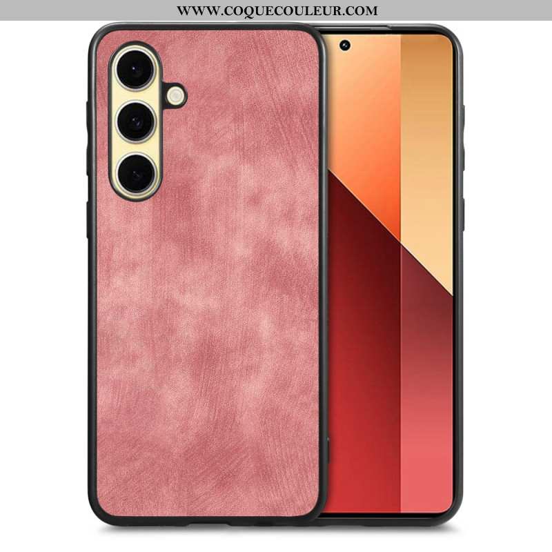 Coque Samsung Galaxy S25 Plus 5G Style Cuir Rétro