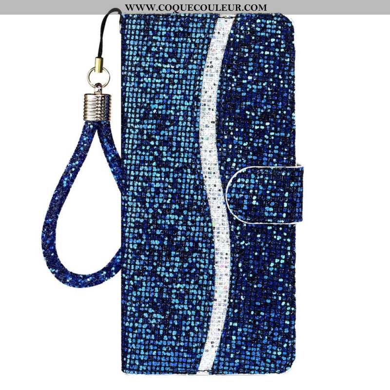 Housse Samsung Galaxy S25 Ultra 5G Portefeuille Paillettes