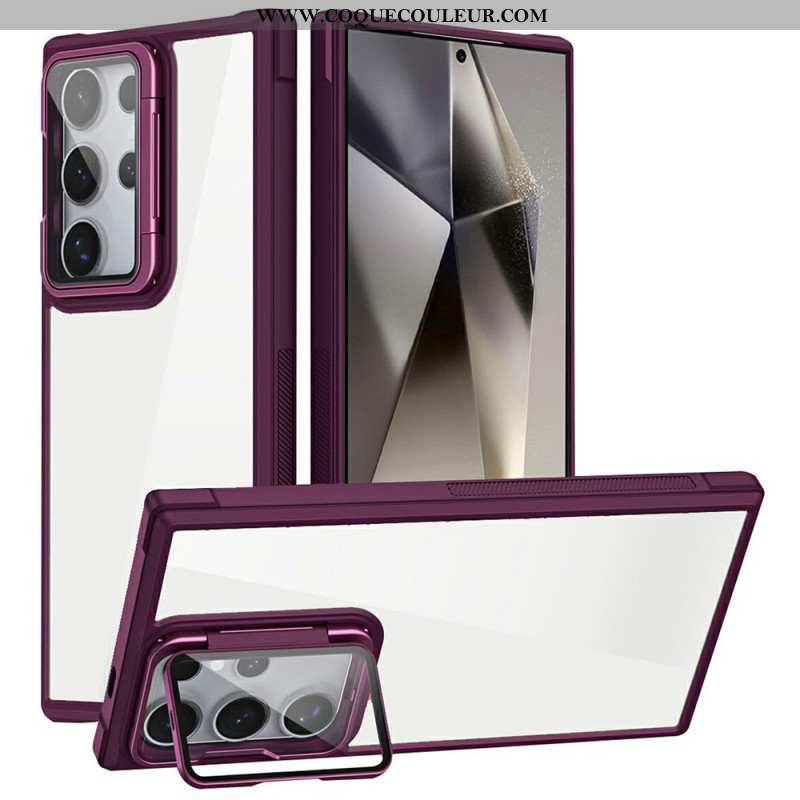 Coque Samsung Galaxy S25 Ultra 5G Robuste avec Support Intégré