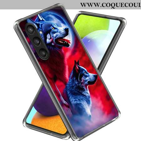 Coque Samsung Galaxy S25 Ultra 5G Couple de Loups