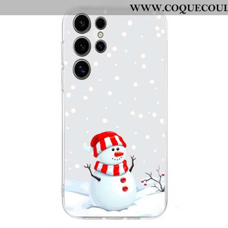 Coque Samsung Galaxy S25 Ultra 5G Bonhomme de Neige