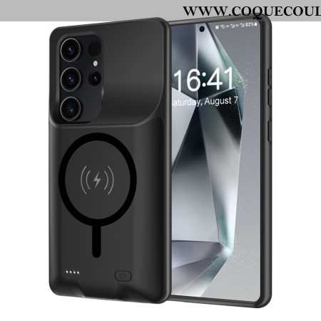 Coque Batterie 10000mAh pour Samsung Galaxy S25 Ultra Chargeur Externe avec Fixation Magnétique