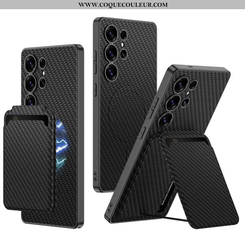 Coque Samsung Galaxy S25 Ultra 5G Compatible MagSafe avec Porte-Cartes