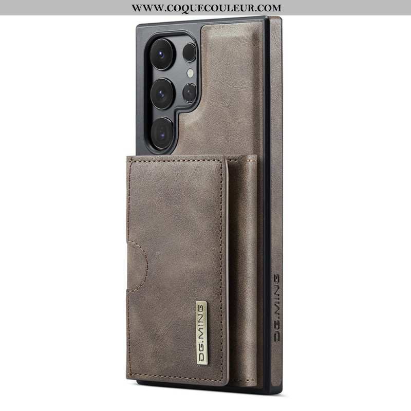 Coque Samsung Galaxy S25 Ultra 5G Portefeuille Magnétique Détachable