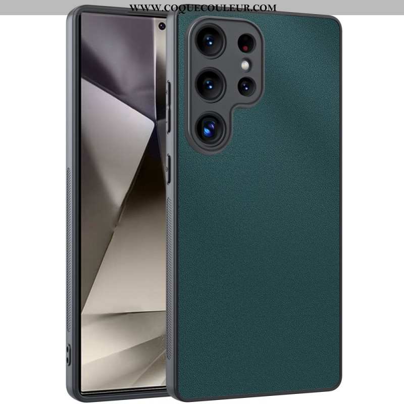 Coque Samsung Galaxy S25 Ultra 5G Plastique er Simili Cuir