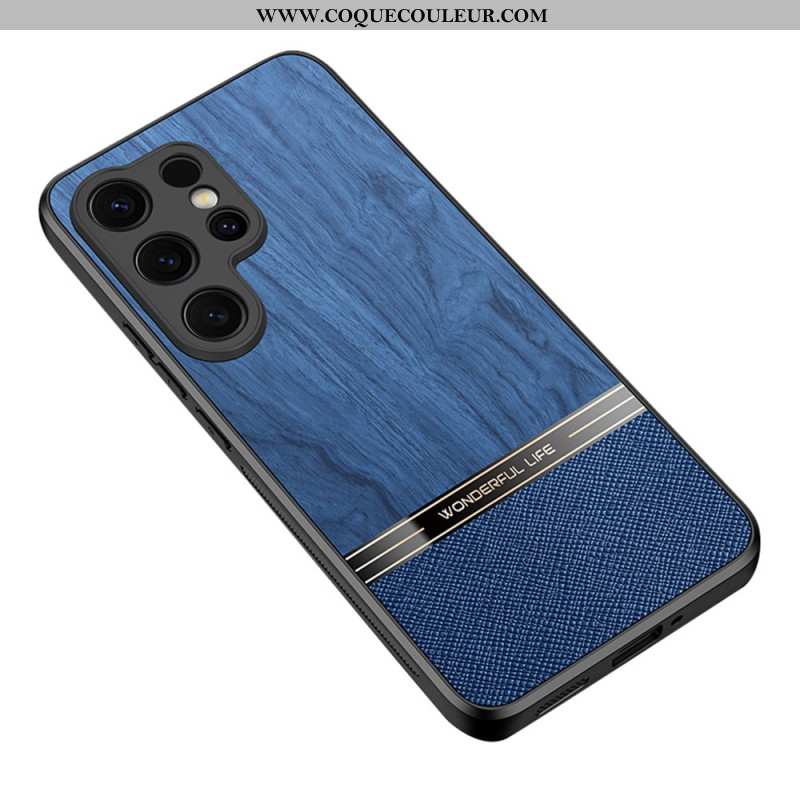 Coque Samsung Galaxy S25 Ultra 5G Texture Bois
